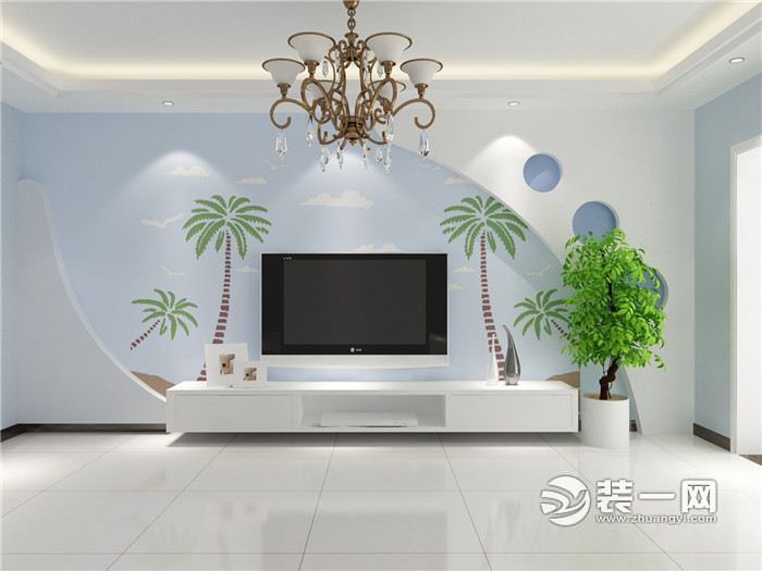 硅藻泥电视墙价格及2018年硅藻泥电视背景墙效果图